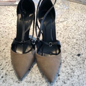 Green and Black Heels